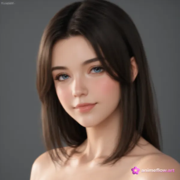 Calm Inviting Gentle Portrait