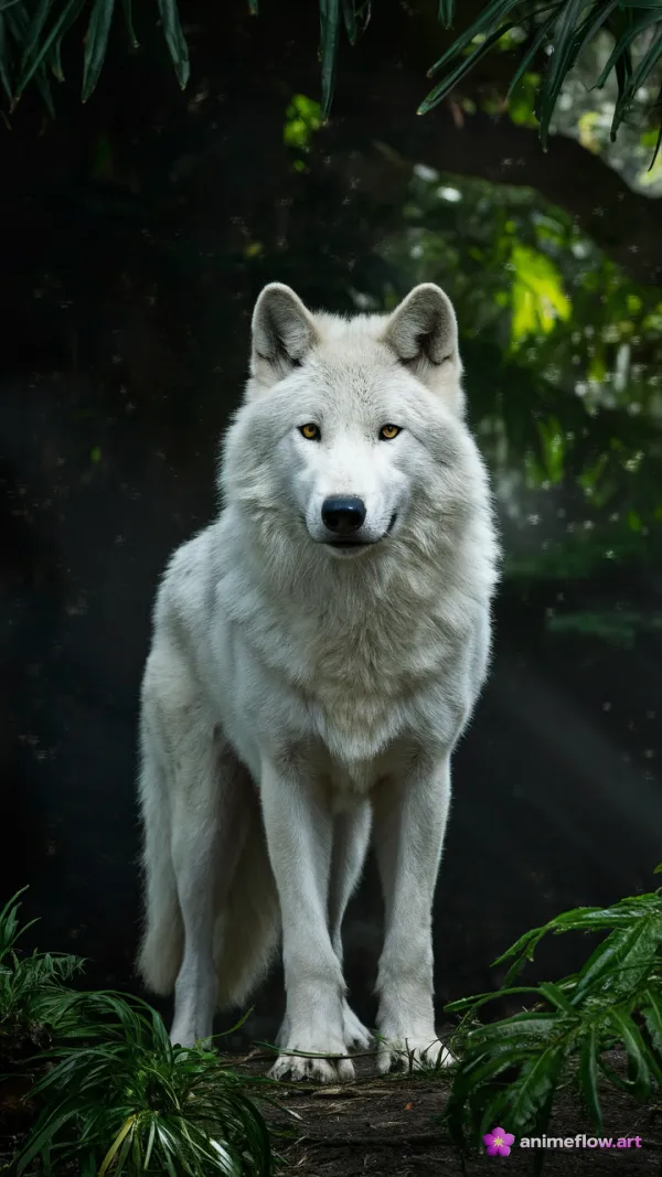 Intense Wolf Gaze