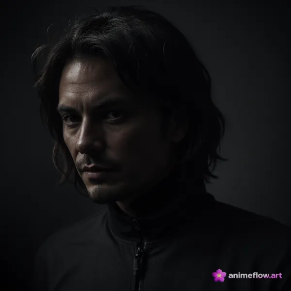 Moody Introspective Portrait