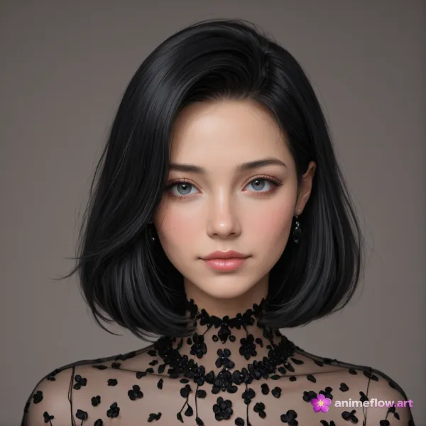 Elegant Calm Sophisticated Portrait