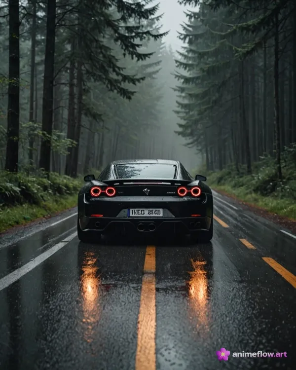 Moody Misty Night Drive