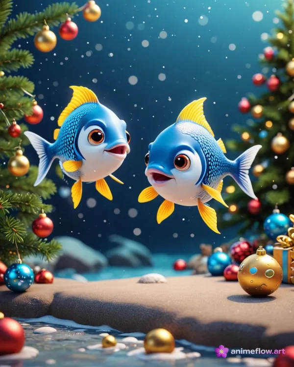 Joyful Festive Fish