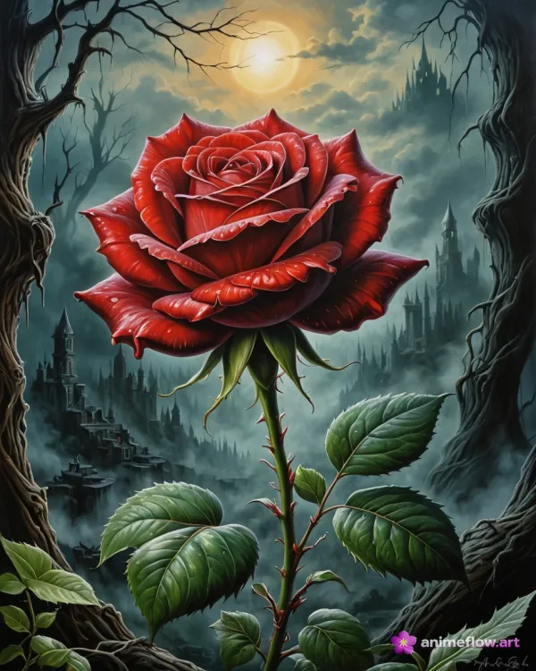 Moody Gothic Rose