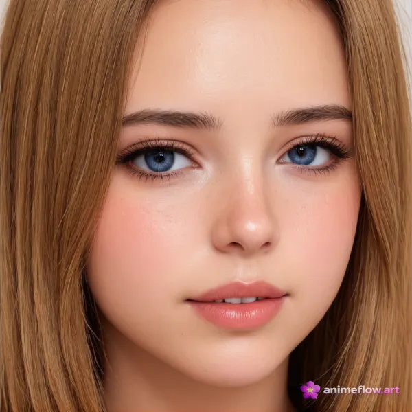 Calm Serene Blue Eyes