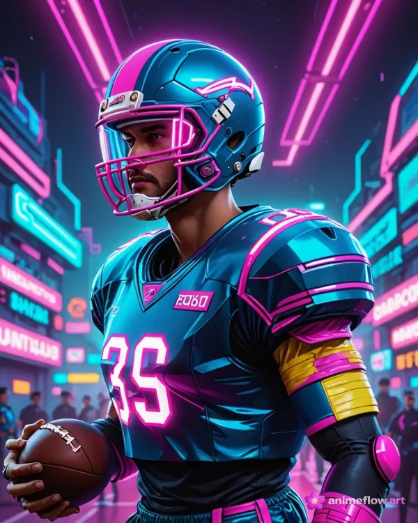Cyberpunk Athlete Spirit