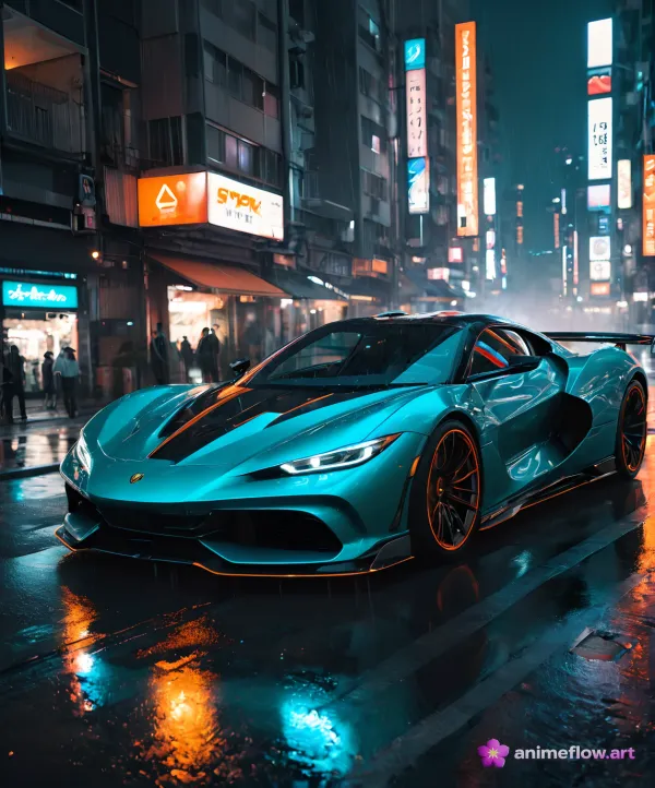 Sleek Urban Night Drive