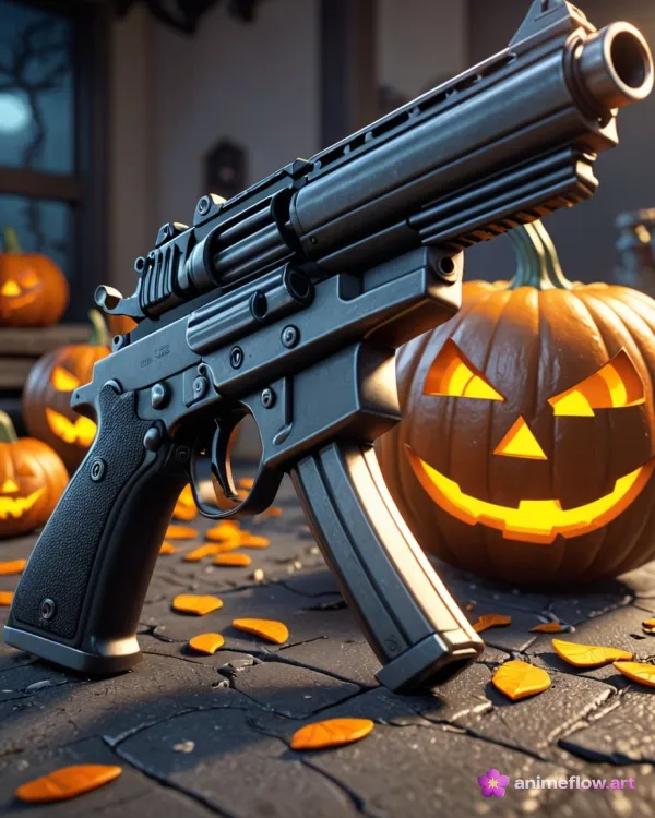 Ominous Halloween Firearm