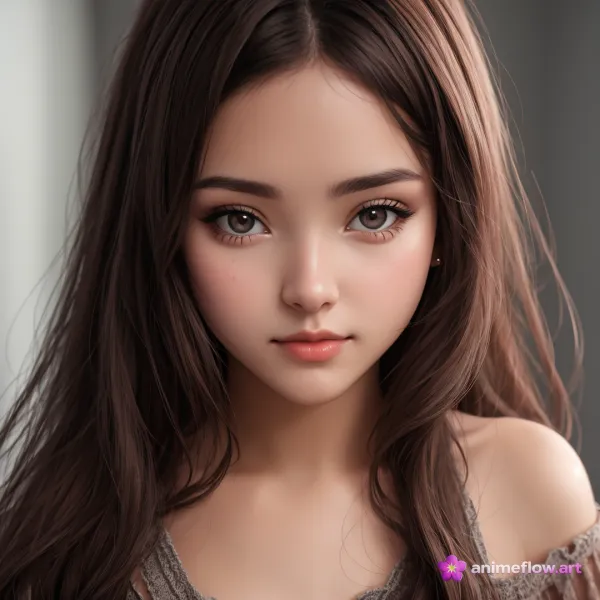 Serene Beauty Gentle Gaze
