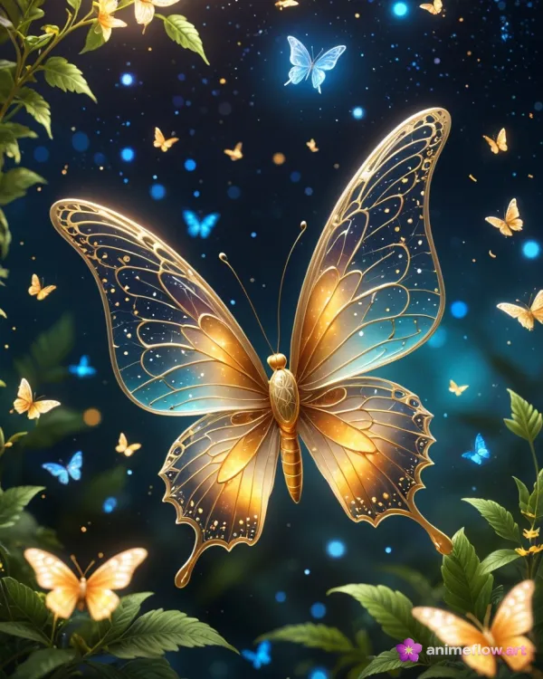 Dreamy Magical Butterfly