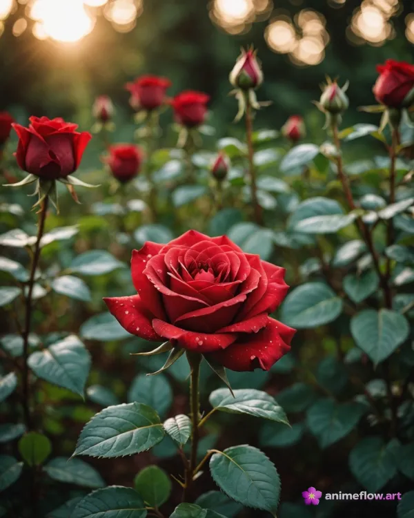 Vibrant Dewy Rose