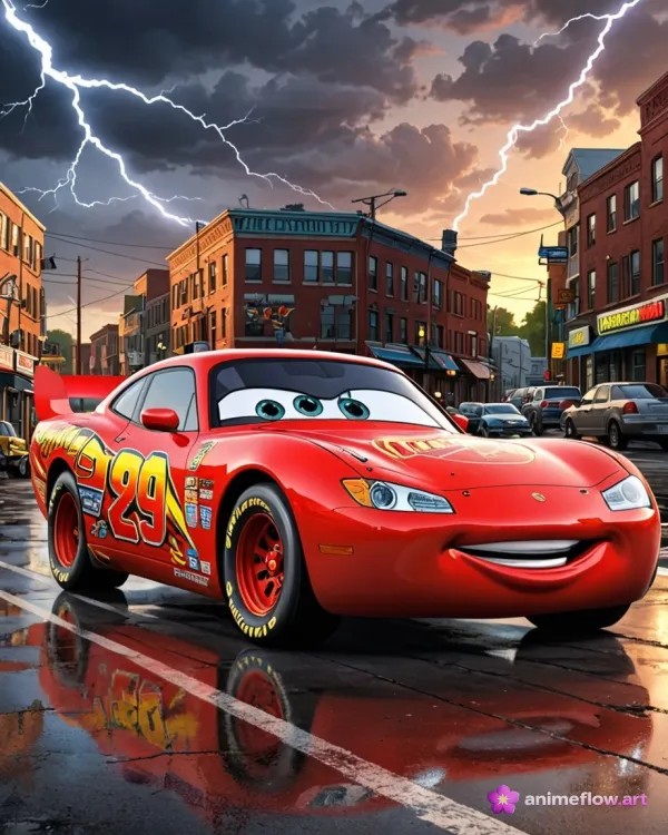 Whimsical Lightning Chase