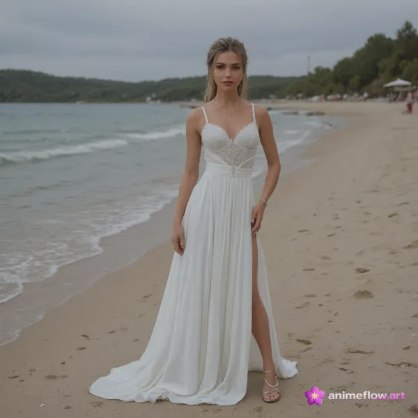 Serene Contemplative Soft Elegance