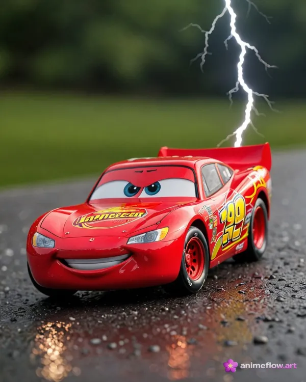 Playful Dynamic Lightning McQueen
