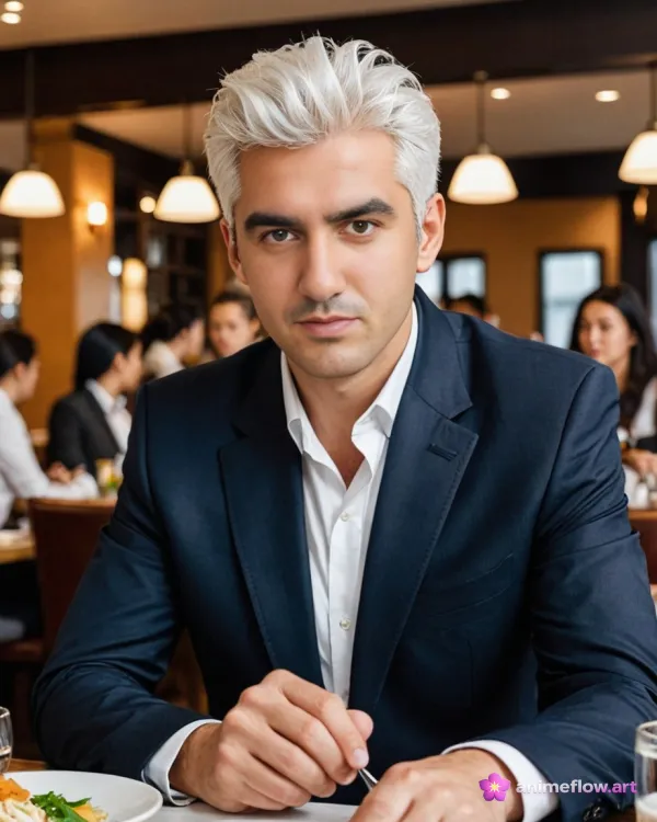 Striking intimate focused professional