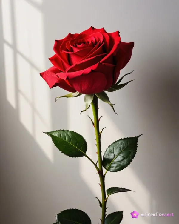 Elegant Red Rose Beauty