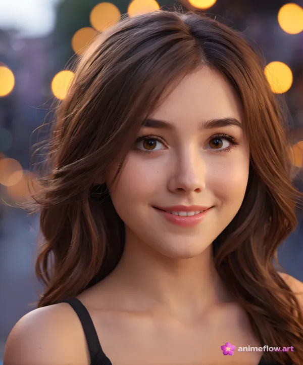 Warm Gaze Gentle Smile