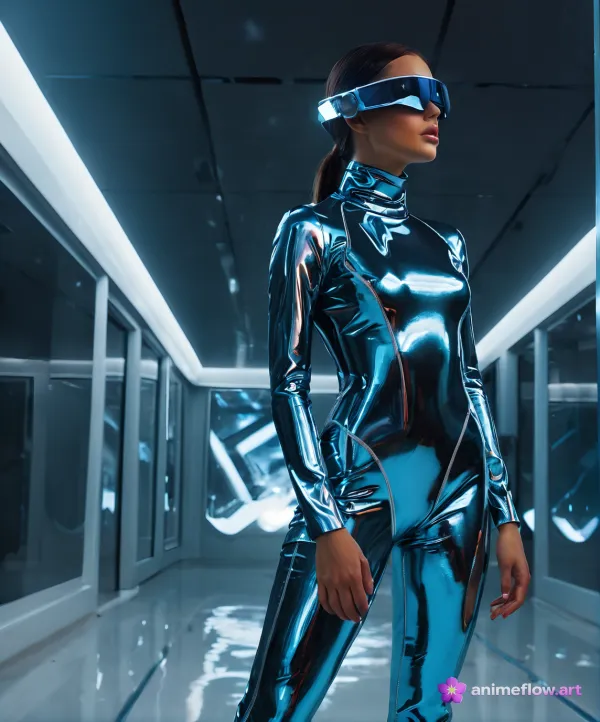 Sleek Futuristic Confidence