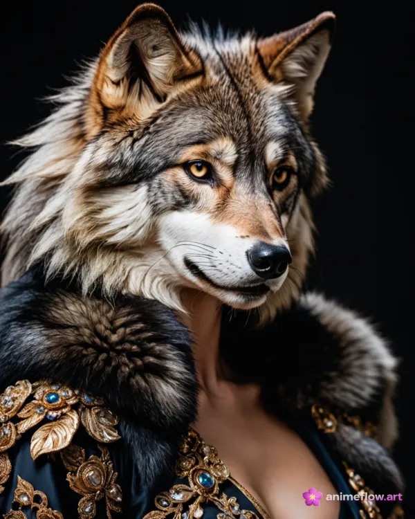 Regal Mystical Wolf