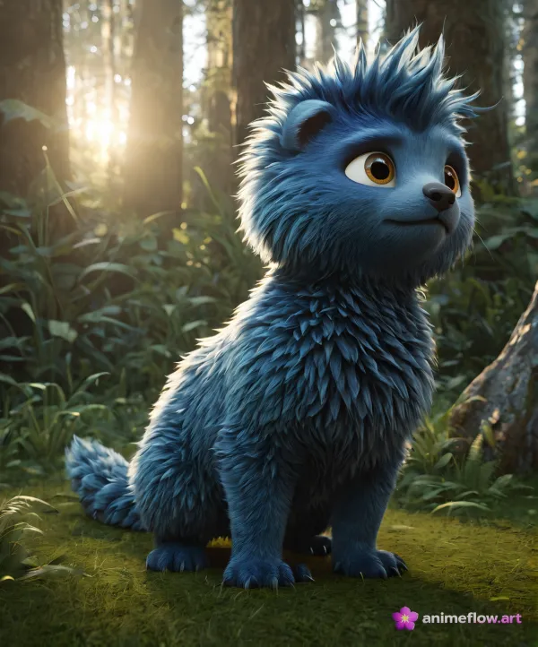 Serene Forest Creature