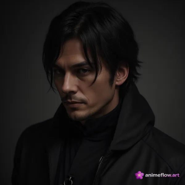 Intense Moody Dramatic Portrait