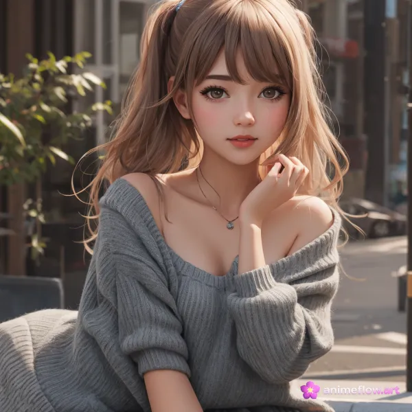Serene Inviting Portrait