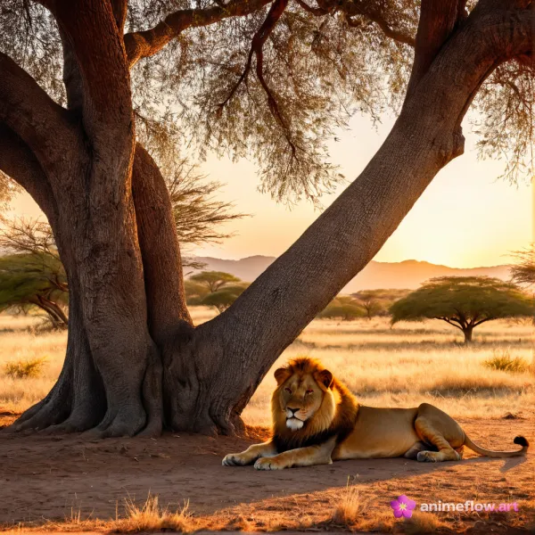 Majestic Serenity at Sunset