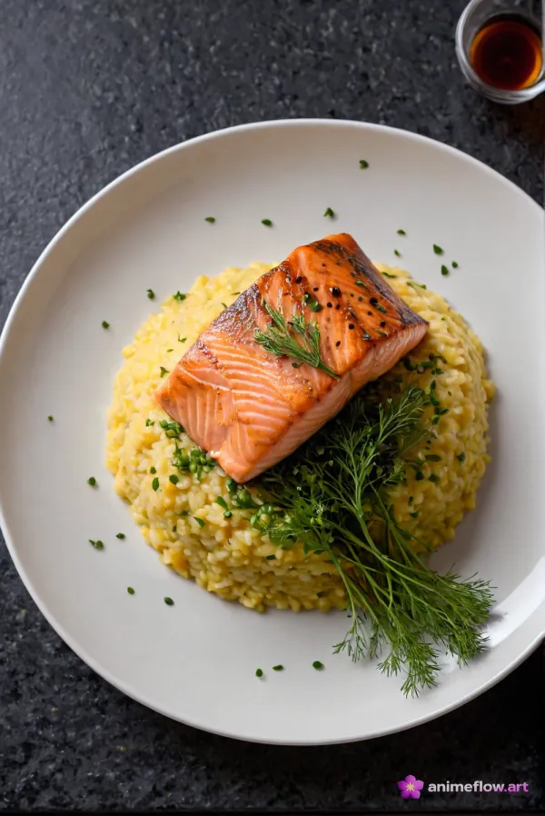 Appetizing Grilled Salmon Dish