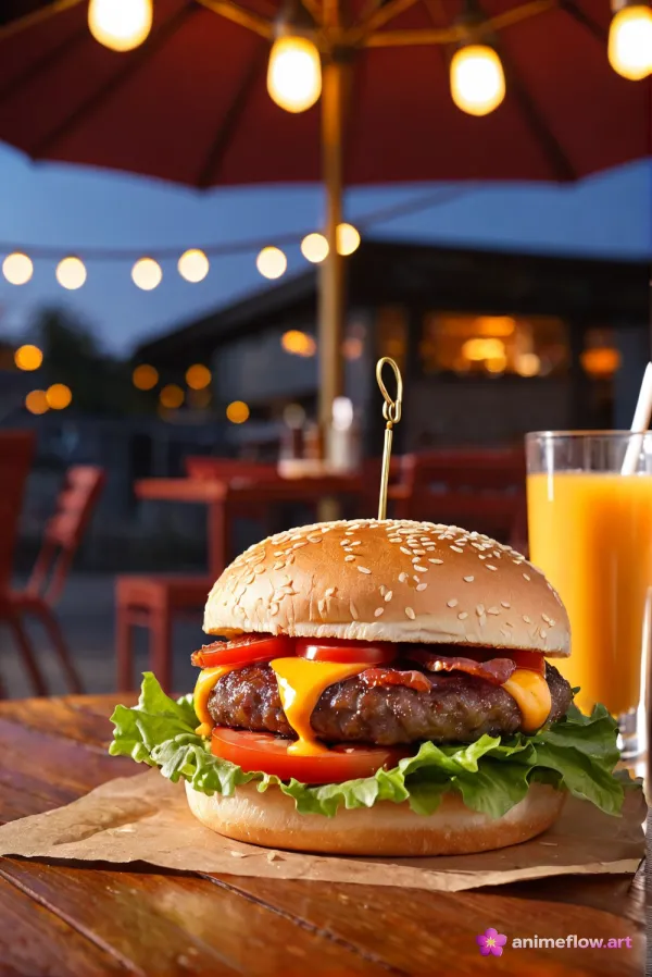 Cozy Evening Burger