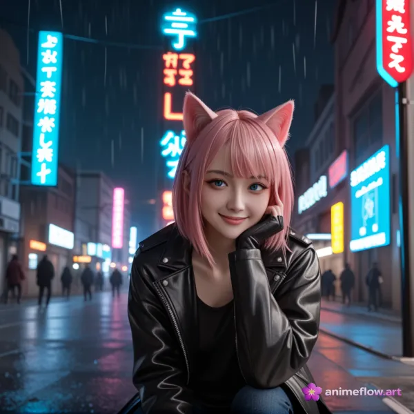 Neon Joyful Serenity