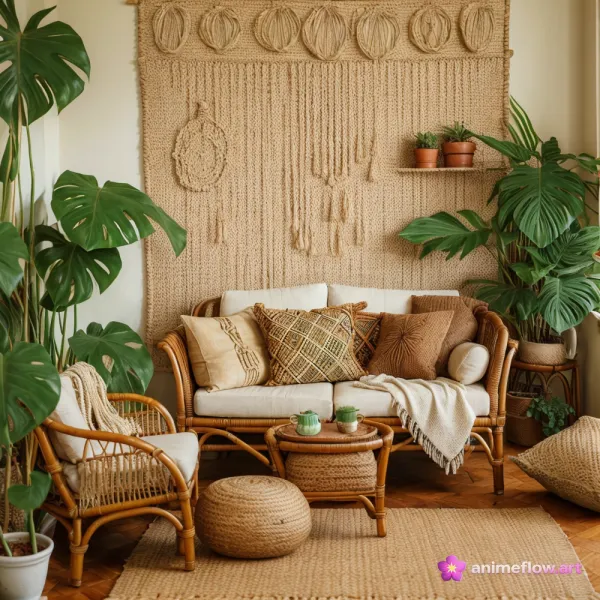 Cozy Bohemian Living Room