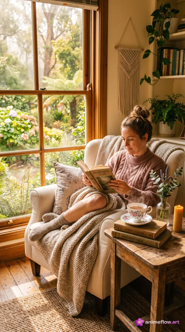 Sunlit Pages And Quiet Moments