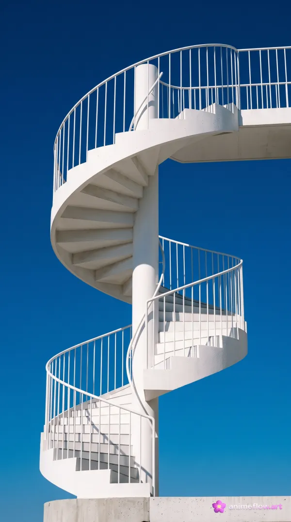Azure Spiral Ascent