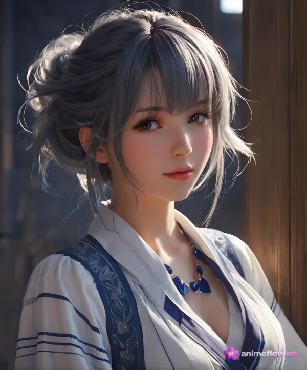 Silver-Haired Serenity