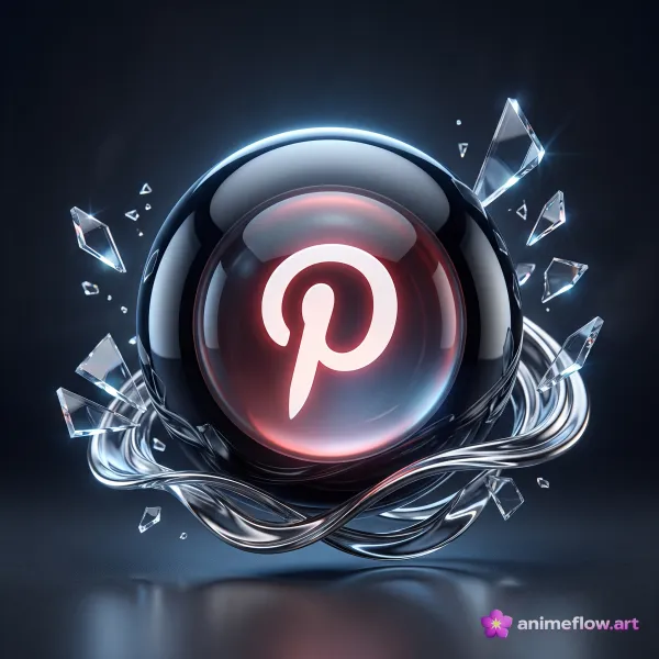 Glossy Pinterest Orb