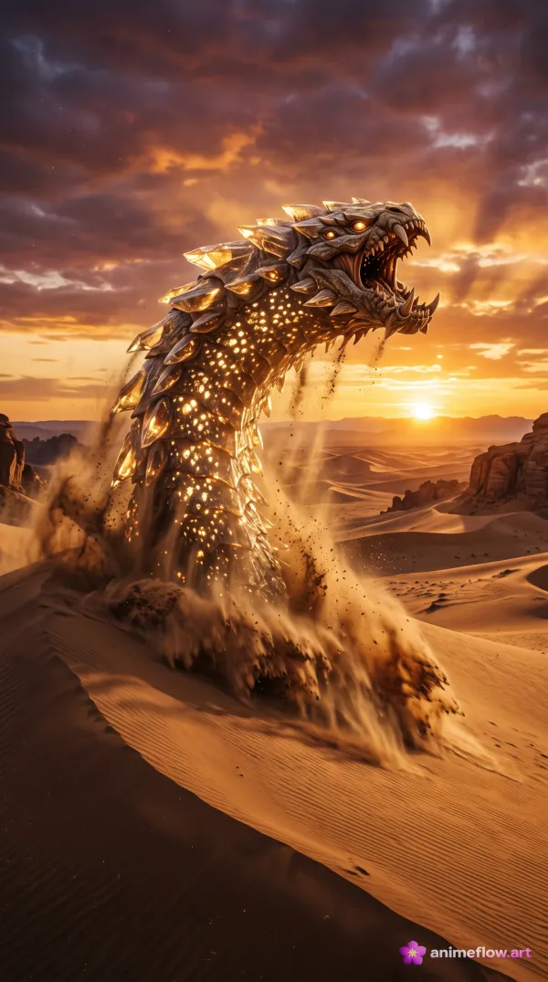 Golden Sandworm Eruption