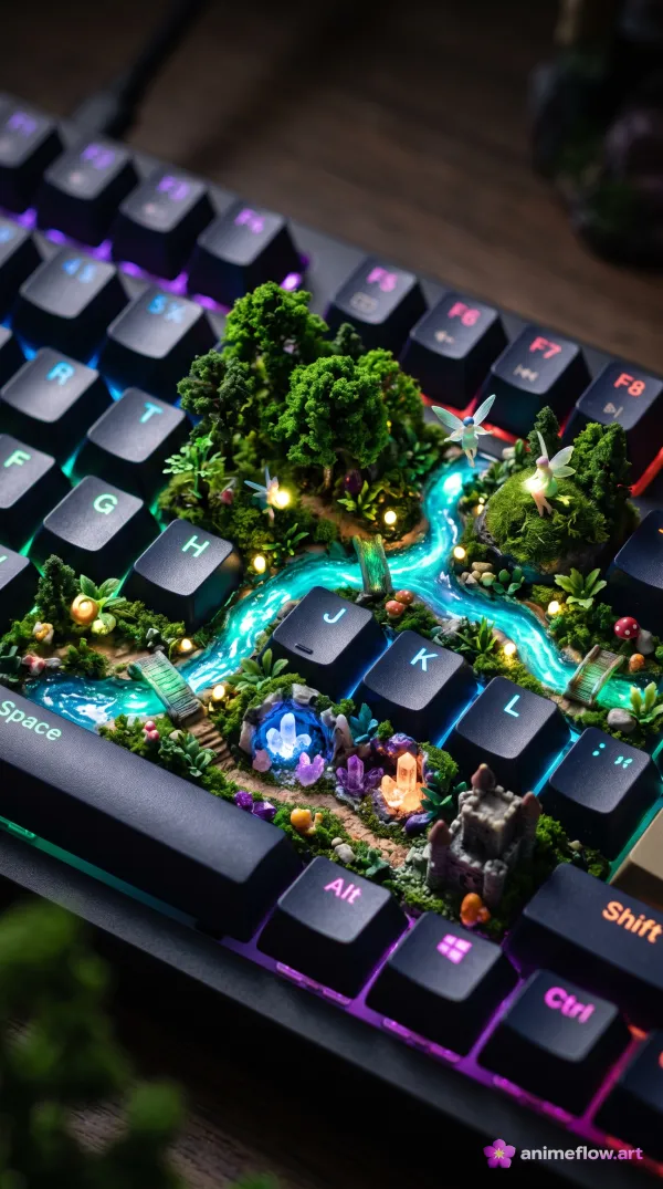 Enchanted Keyboard Forest