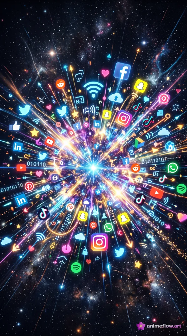 Neon Social Supernova