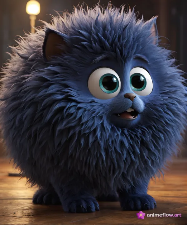 Fluffy Blue Wonder