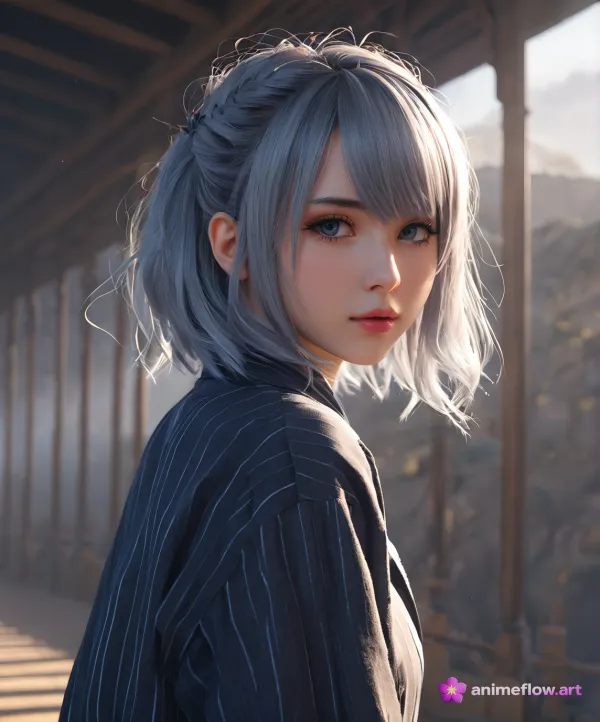 Whispering Blue Elegance