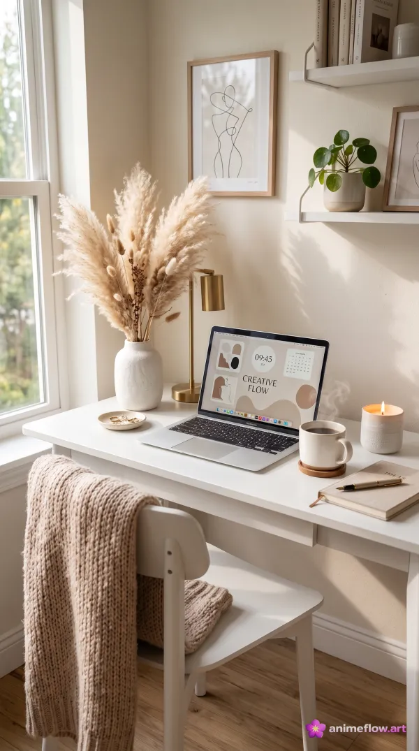 Cozy Creative Flow Workspace