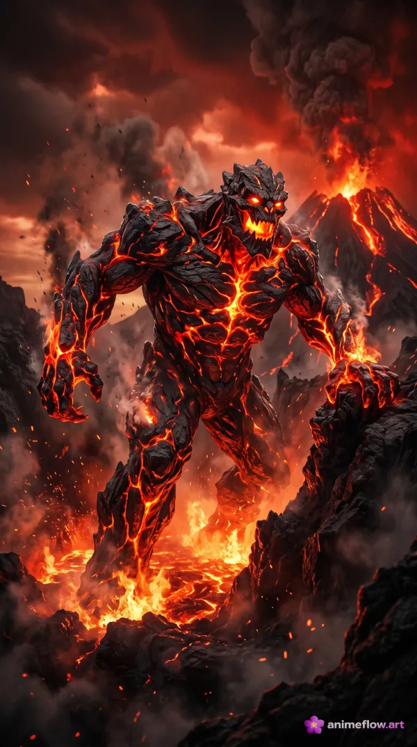 Molten Titan's Volcanic Rampage