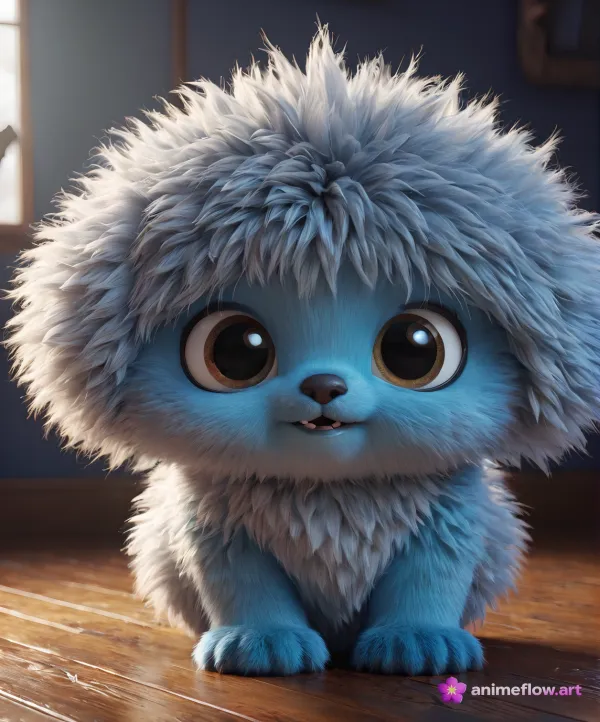Fluffy Blue Wonder