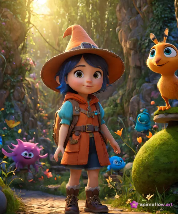 Whimsical Witch Adventure