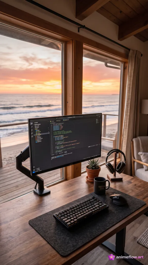 Sunset Coding Serenity