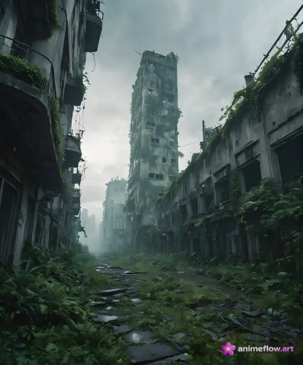 Fog Swallowed Ruins