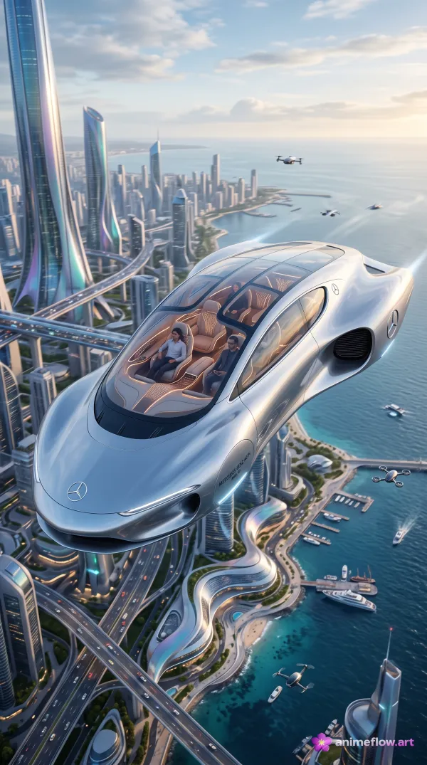 Skyborne Silver Mercedes