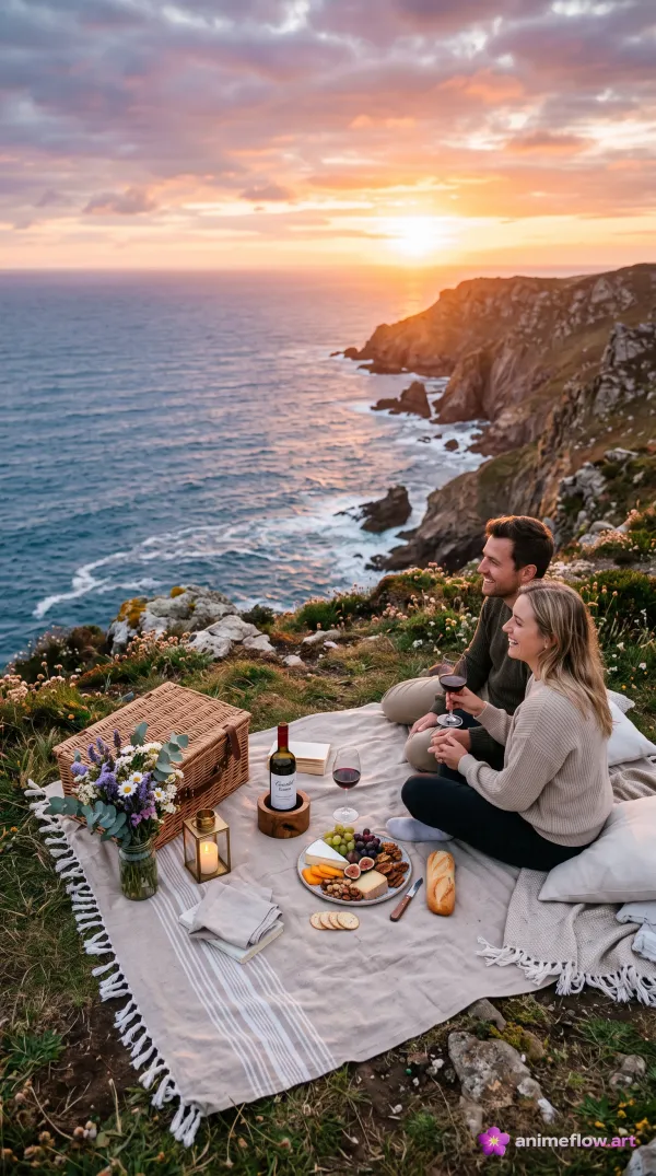 Golden Hour Coastal Romance