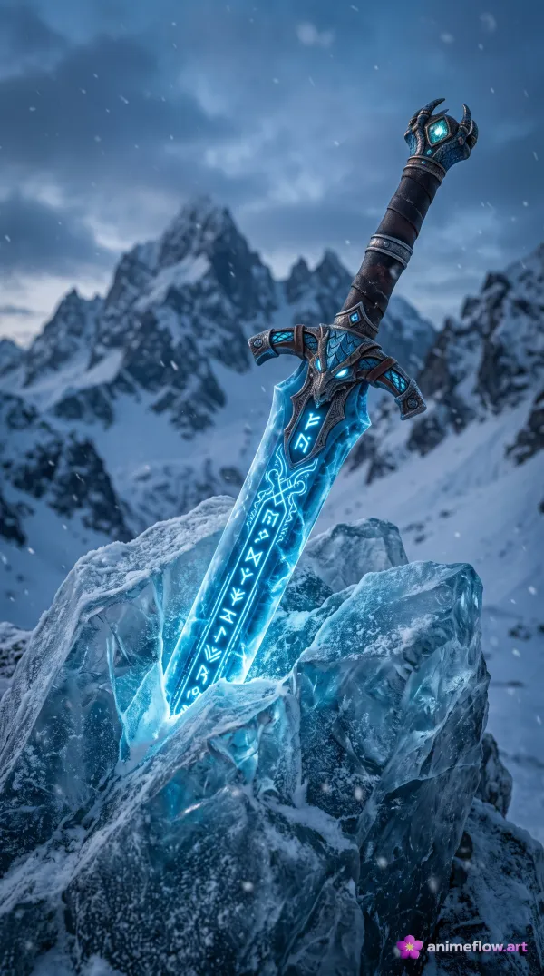 Frozen Runic Blade