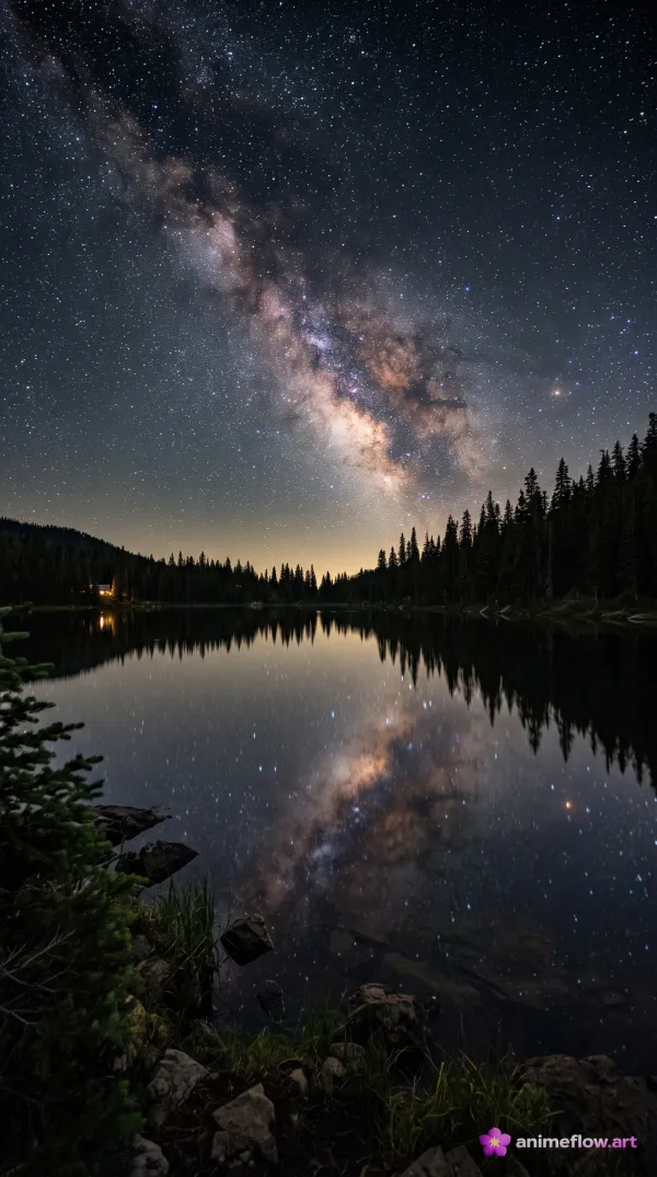 Celestial Mirror Over Silent Lake