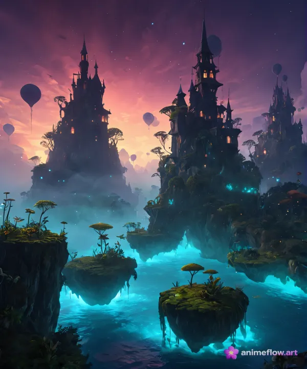 Ethereal Floating Citadels